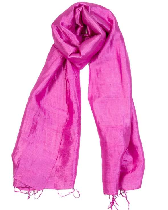 Foulard soie COCOON UNIE figue femme