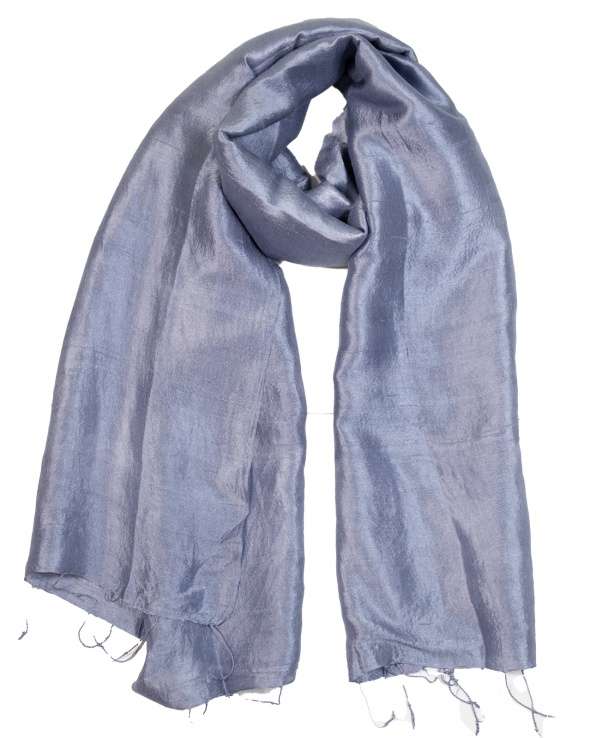 Foulard soie COCOON UNIE glacier femme