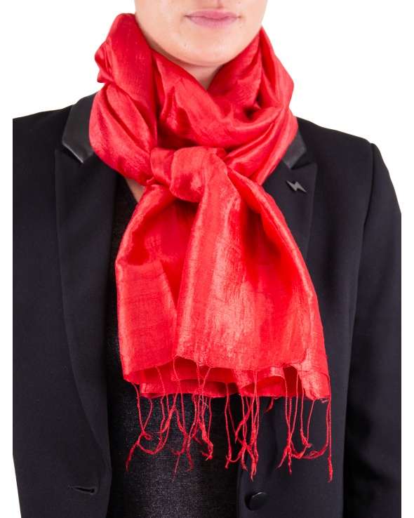 Foulard soie COCOON UNIE salsa femme