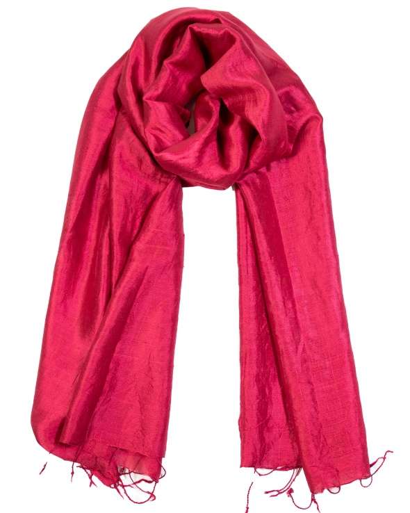 Foulard soie COCOON UNIE syrah femme