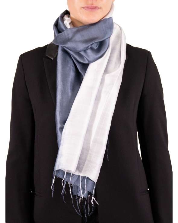 Foulard soie COCOON BI ebony femme