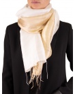 Foulard soie COCOON BI nut femme