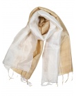 Foulard soie COCOON BI nut femme