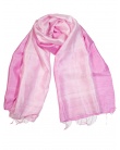 Foulard soie COCOON BI poudre femme