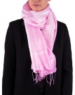 Foulard soie COCOON BI poudre femme