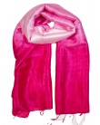 Foulard soie COCOON MIX azalee femme