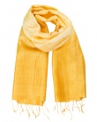 Foulard soie COCOON MIX curry femme