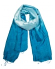 Foulard soie COCOON MIX lagon femme