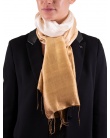 Foulard soie COCOON MIX sable femme