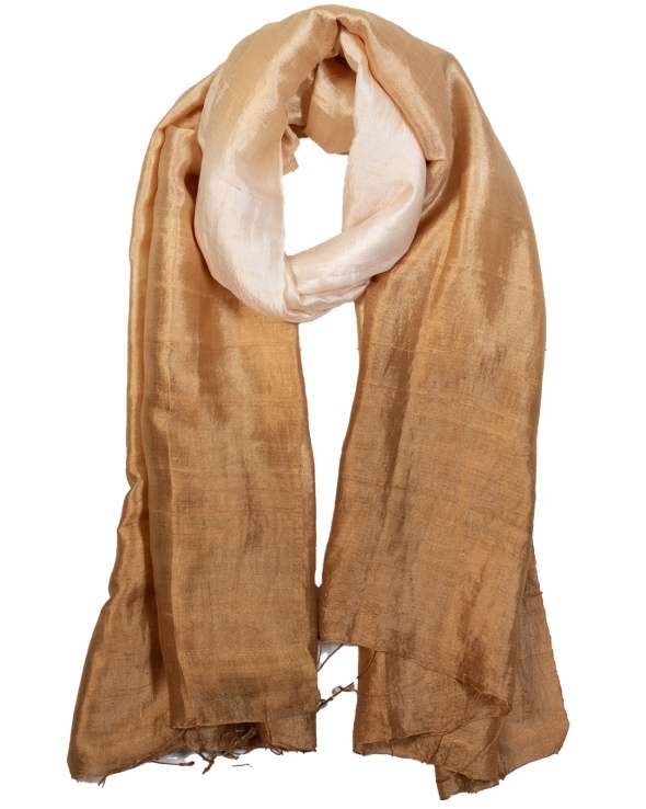 Foulard soie COCOON MIX sable femme