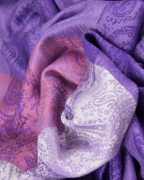 Etole viscose PASHMEE lilas femme