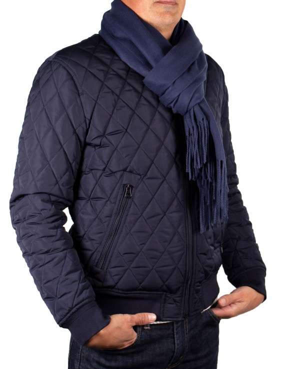 Echarpe cachemire et laine BHOPAL nautic homme