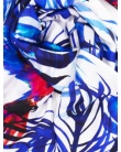 Foulard soie MELI blue tropic femme