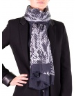 Foulard soie MELI snake night femme