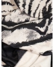 Echarpe laine ZEBRA black femme