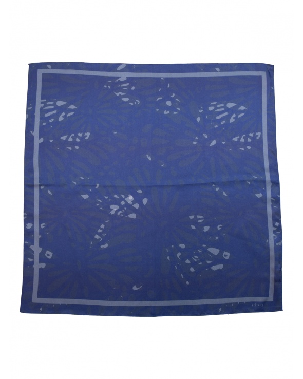 Carre de soie MATY shibori butterfly femme