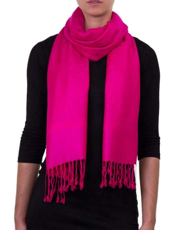 Etole viscose KERALA fuschia femme